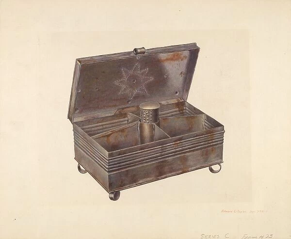 Spice Box, c. 1927. Creator: Edward L Loper
