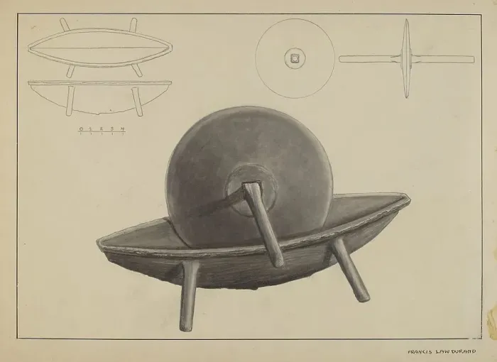 Framed Print : Spice Grinder, c. 1937. Creator: Francis Law Durand Framed Print : Spice Grinder, c. 1937. Creator: Francis Law Durand