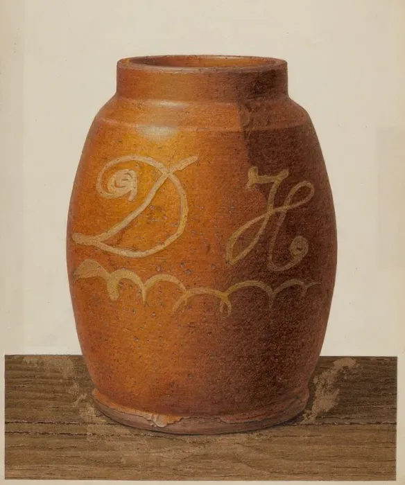 Framed Print : Spice Jar, c. 1937. Creator: John Matulis Framed Print : Spice Jar, c. 1937. Creator: John Matulis