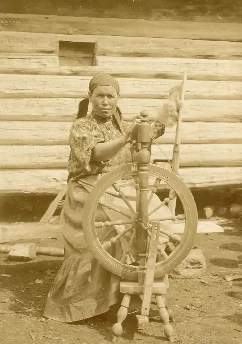 Framed Print : Spinner, 1909. Creator: Nikolai Georgievich Katanaev Framed Print : Spinner, 1909. Creator: Nikolai Georgievich Katanaev
