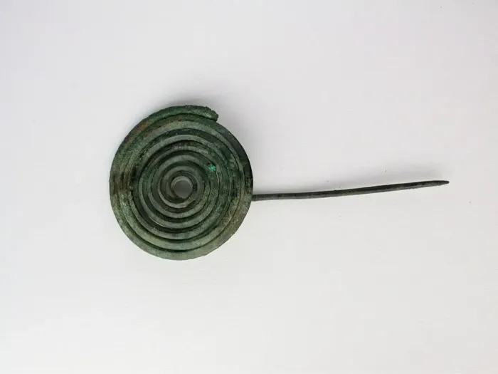 Framed Print : Spiral Fibula, Geometric Period (800-700 BCE). Creator: Unknown Framed Print : Spiral Fibula, Geometric Period (800-700 BCE). Creator: Unknown