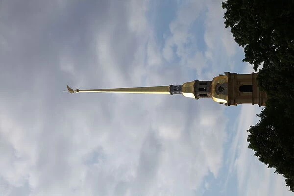 Spire of the bell tower, Peter and Paul Cathedral, St Petersburg, Russia, 2011. Artist: Sheldon Marshall