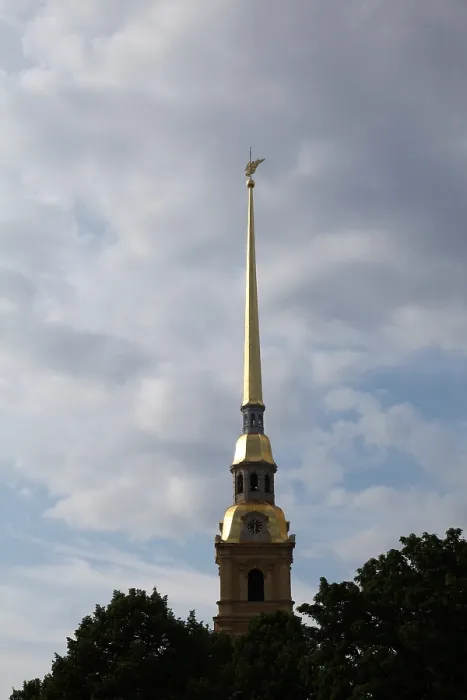 Framed Print : Spire of the bell tower, Peter and Paul Cathedral, St Petersburg, Russia, 2011. Artist: Sheldon Marshall Framed Print : Spire of the bell tower, Peter and Paul Cathedral, St Petersburg, Russia, 2011. Artist: Sheldon Marshall