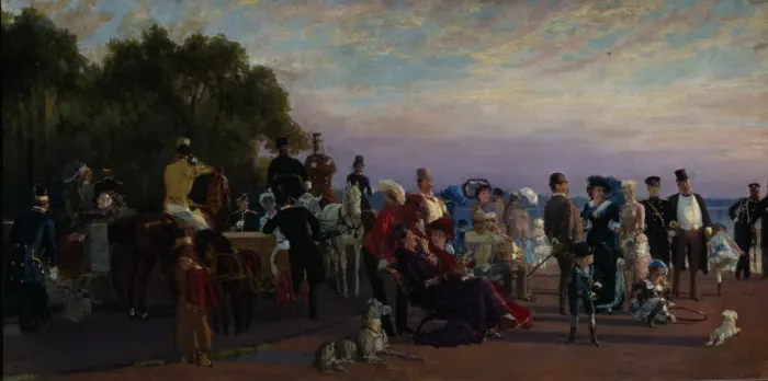 Framed Print : On the spit of Island (Strelka), 1870s. Artist: Savitsky, Konstantin Apollonovich (1844-1905) Framed Print : On the spit of Island (Strelka), 1870s. Artist: Savitsky, Konstantin Apollonovich (1844-1905)