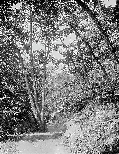 Split Rock Road, Ethan Allen Park, Burlington, Vt. between 1900 and 1920. Creator: Unknown