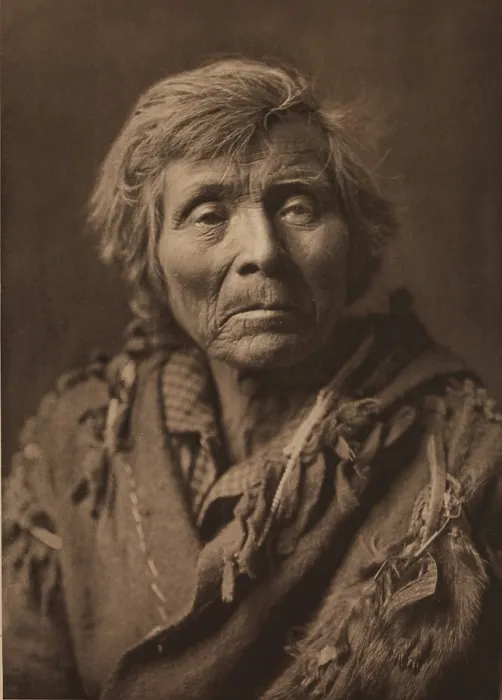 Framed Print : Spokan Man, 1910. Creator: Edward Sheriff Curtis Framed Print : Spokan Man, 1910. Creator: Edward Sheriff Curtis