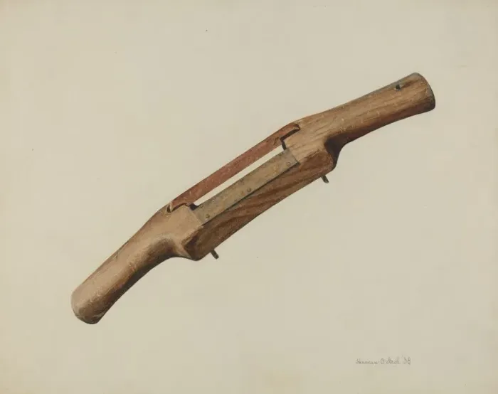 Framed Print : Spokeshave, 1938. Creator: Herman O. Stroh Framed Print : Spokeshave, 1938. Creator: Herman O. Stroh