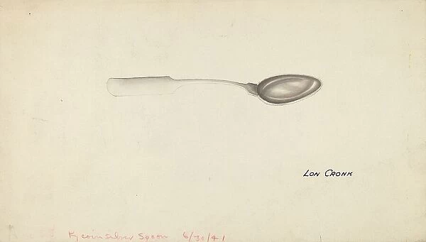 Spoon, 1935 / 1942. Creator: Lon Cronk