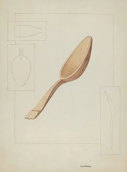 Spoon, c. 1936. Creator: Carl Keksi
