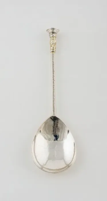 Framed Print : Spoon Commemorating the London Plague, Wokingham, c. 1665. Creator: Unknown Framed Print : Spoon Commemorating the London Plague, Wokingham, c. 1665. Creator: Unknown