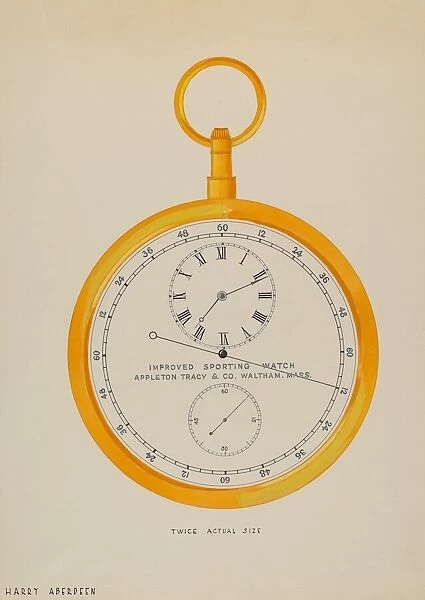 Sporting Watch, c. 1936. Creator: Harry G Aberdeen