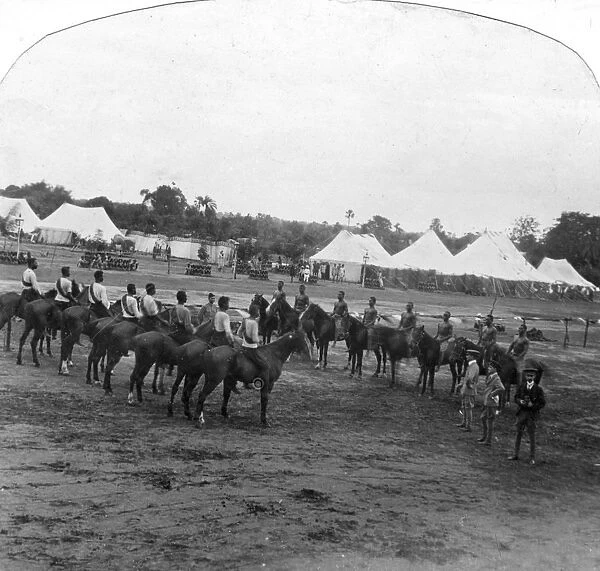 Sports day at Narsampet, India, 1905