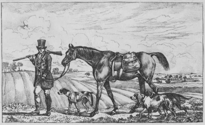 Framed Print : The Sportsman, 1827. Creator: Unknown Framed Print : The Sportsman, 1827. Creator: Unknown