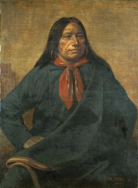 Spotted Tail, 1877. Creator: Henry Ulke