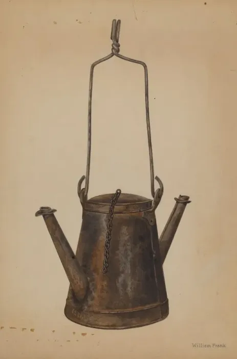 Framed Print : Two Spouted Torch, c. 1942. Creator: William Frank Framed Print : Two Spouted Torch, c. 1942. Creator: William Frank