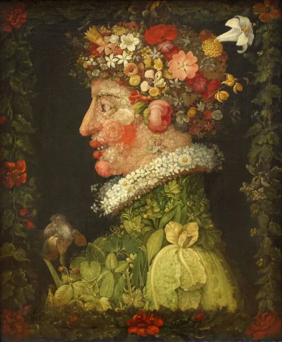 Framed Print : Spring, 1573. Artist: Arcimboldo, Giuseppe (1527-1593) Framed Print : Spring, 1573. Artist: Arcimboldo, Giuseppe (1527-1593)