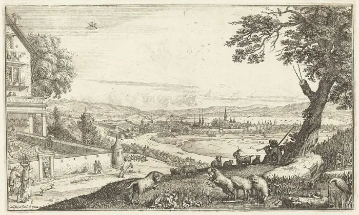 Framed Print : Spring, 1646. Creator: Conrad Meyer Framed Print : Spring, 1646. Creator: Conrad Meyer