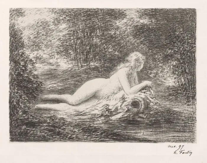 Framed Print : The Spring, 1897. Creator: Henri Fantin-Latour (French, 1836-1904) Framed Print : The Spring, 1897. Creator: Henri Fantin-Latour (French, 1836-1904)