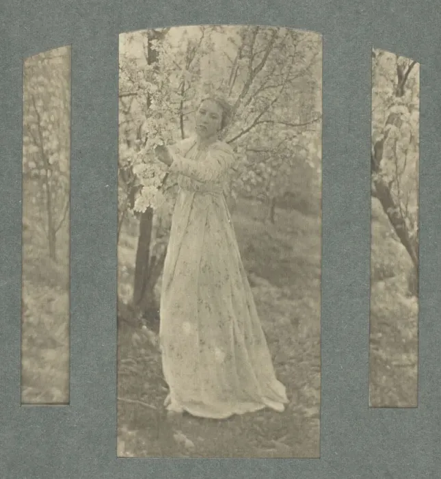 Framed Print : Spring, 1898. Creator: Clarence H White Framed Print : Spring, 1898. Creator: Clarence H White
