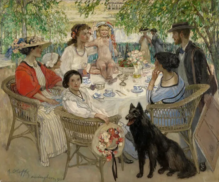 Framed Print : Spring, 1911. Creator: Auguste Oleffe Framed Print : Spring, 1911. Creator: Auguste Oleffe