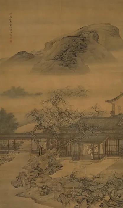 Framed Print : Spring Arriving in the Han Palace, Qing dynasty (1644-1911), 1717. Creator: Yuan Jiang Framed Print : Spring Arriving in the Han Palace, Qing dynasty (1644-1911), 1717. Creator: Yuan Jiang