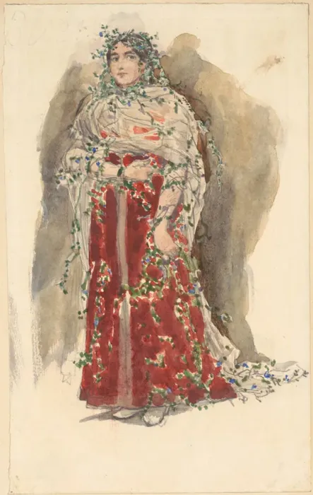 Framed Print : Spring. Costume design for the theatre play Snow Maiden by Alexander Ostrovsky Framed Print : Spring. Costume design for the theatre play Snow Maiden by Alexander Ostrovsky