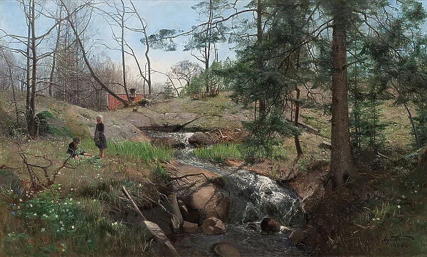 Spring in the Country, 1888. Creator: Sven Alfred Thorne