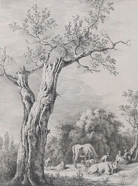 Spring, after a drawing completed in Saint-Chamond, 1795