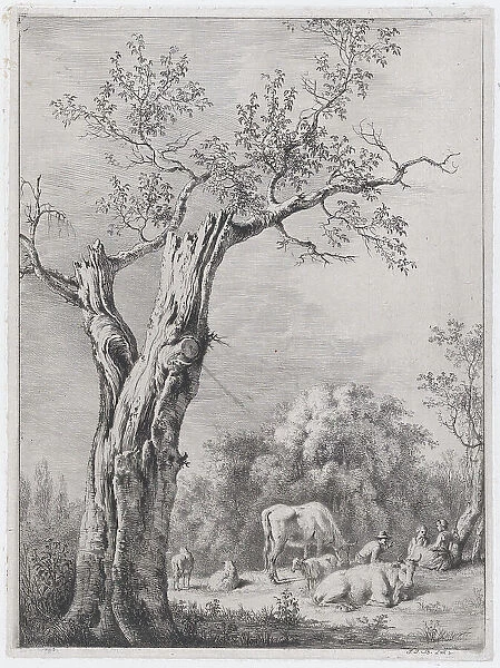 Spring, after a Drawing Made at Saint-Chamond, 1795. Creator: Jean-Jacques de Boissieu