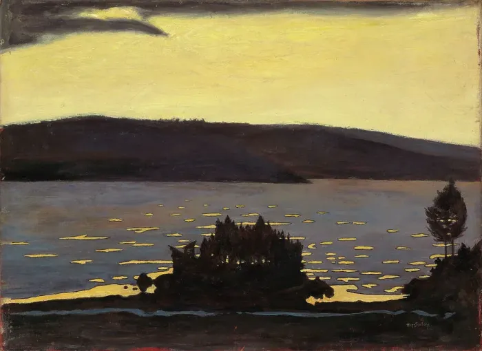 Framed Print : Spring Evening, Ice Break, 1897. Creator: Hugo Simberg Framed Print : Spring Evening, Ice Break, 1897. Creator: Hugo Simberg