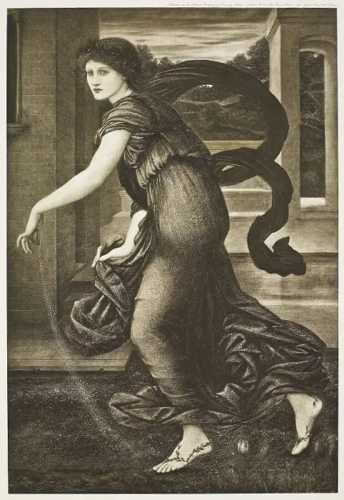 Framed Print : Spring or Flora, c1880s, (1900). Creator: Unknown Framed Print : Spring or Flora, c1880s, (1900). Creator: Unknown