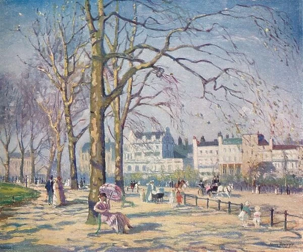 Spring in Hyde Park, c1910. Artist: Alice Maud Fanner