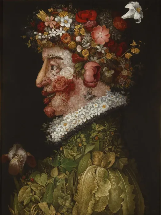 Framed Print : Spring (La Primavera). Artist: Arcimboldo, Giuseppe (1527-1593) Framed Print : Spring (La Primavera). Artist: Arcimboldo, Giuseppe (1527-1593)