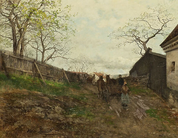Spring Landscape, 1884. Creator: Victor Forssell