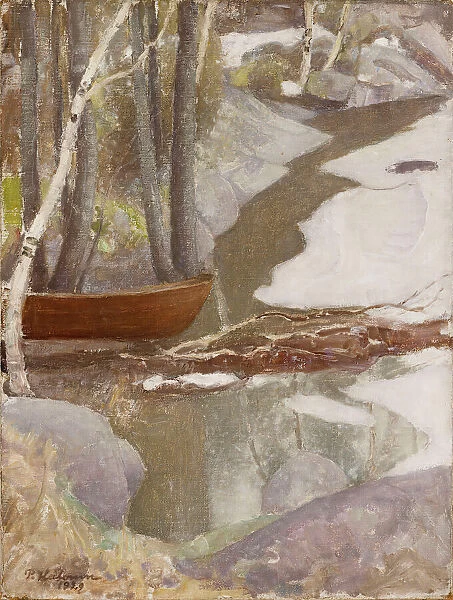 Spring Landscape, 1929. Creator: Halonen, Pekka (1865-1933)