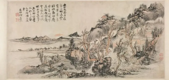 Framed Print : Spring Landscape, 2nd half 17th Century. Creator: Kuncan (Chinese, 1612-c. 1673) Framed Print : Spring Landscape, 2nd half 17th Century. Creator: Kuncan (Chinese, 1612-c. 1673)