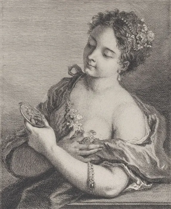 Framed Print : Spring (Le Printemps), 1742-62 Creator: Simon Francois Ravenet Framed Print : Spring (Le Printemps), 1742-62 Creator: Simon Francois Ravenet