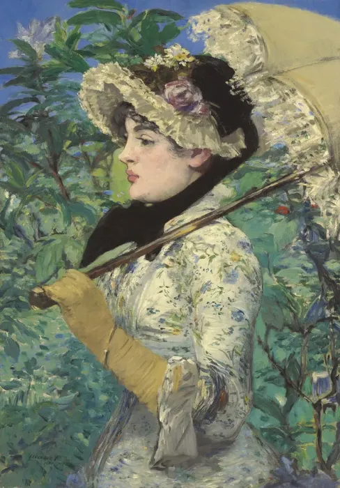 Framed Print : Spring (Le Printemps), 1881. Artist: Manet, Edouard (1832-1883) Framed Print : Spring (Le Printemps), 1881. Artist: Manet, Edouard (1832-1883)