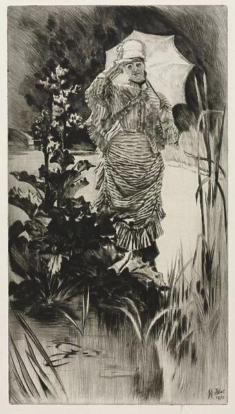 Spring Morning, 1875. Creator: James Tissot (French, 1836-1902)