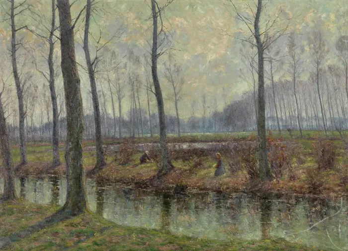 Framed Print : Spring Morning, c1890-1940. Creator: Henri Rul Framed Print : Spring Morning, c1890-1940. Creator: Henri Rul