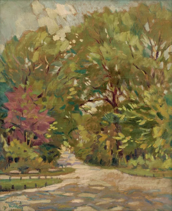 Framed Print : Spring in Petrzalka, 1921. Creator: Gustav Mally Framed Print : Spring in Petrzalka, 1921. Creator: Gustav Mally