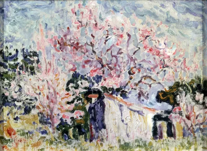 Framed Print : Spring in Provence, 1903. Artist: Paul Signac Framed Print : Spring in Provence, 1903. Artist: Paul Signac