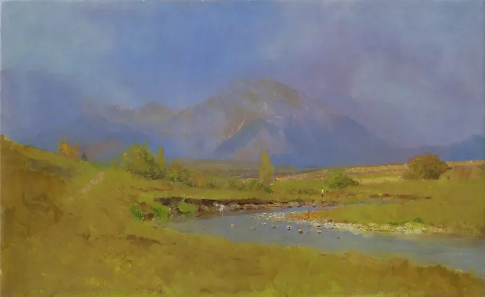 Framed Print : After Spring Rain under the Tatras, 1878 - 1879. Creator: Ladislav Mednyanszky Framed Print : After Spring Rain under the Tatras, 1878 - 1879. Creator: Ladislav Mednyanszky