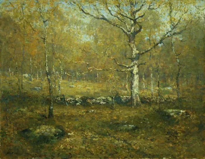 Framed Print : Spring Woods, ca. 1895-1900. Creator: Henry Ward Ranger Framed Print : Spring Woods, ca. 1895-1900. Creator: Henry Ward Ranger