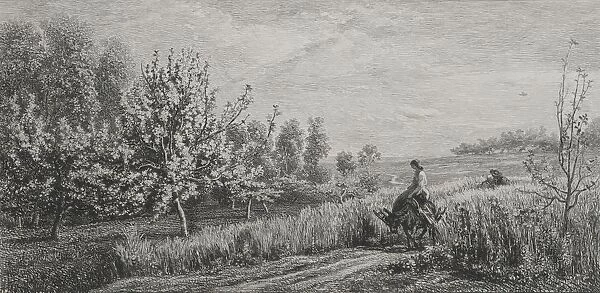 Springtime, 1857. Creator: Charles Francois Daubigny (French, 1817-1878)