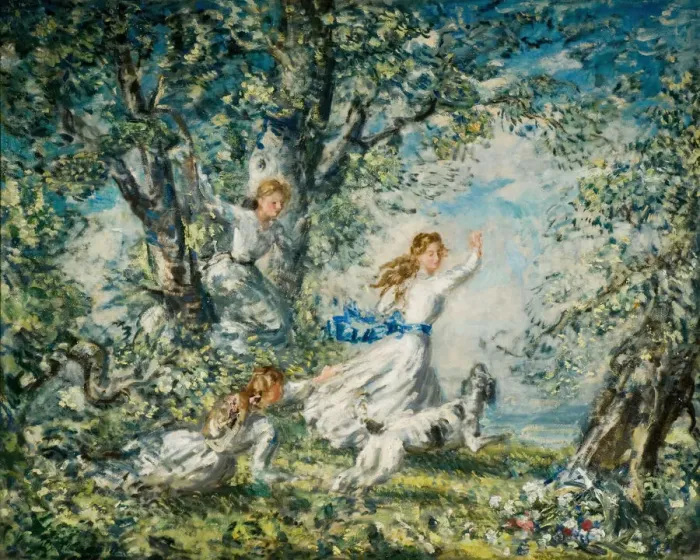 Framed Print : Springtime, 1904. Creator: Philip Wilson Steer Framed Print : Springtime, 1904. Creator: Philip Wilson Steer