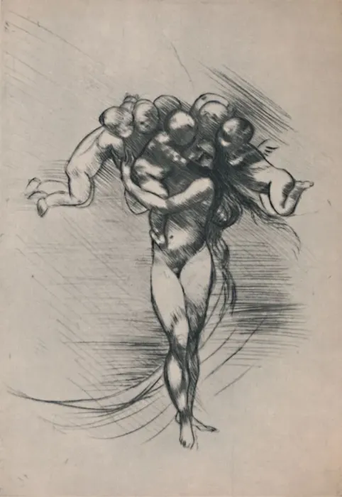 Framed Print : Springtime, c. 1880s, (1946). Artist: Auguste Rodin Framed Print : Springtime, c. 1880s, (1946). Artist: Auguste Rodin
