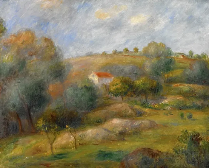 Framed Print : Springtime in Essoyes, about 1900. Creator: Pierre-Auguste Renoir Framed Print : Springtime in Essoyes, about 1900. Creator: Pierre-Auguste Renoir