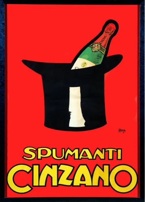 Framed Print : Spumanti Cinzano, 1927. Creator: Maga (Magagnoli), Giuseppe (1878-1933) Framed Print : Spumanti Cinzano, 1927. Creator: Maga (Magagnoli), Giuseppe (1878-1933)