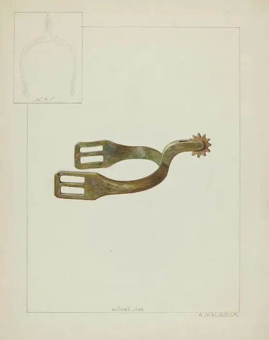 Framed Print : Spur, c. 1936. Creator: Alfred Walbeck Framed Print : Spur, c. 1936. Creator: Alfred Walbeck